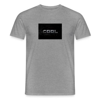 COOL juste COOL - T-shirt homme - graphite chiné - Devant - AI Model Male 178 light (178cm)
