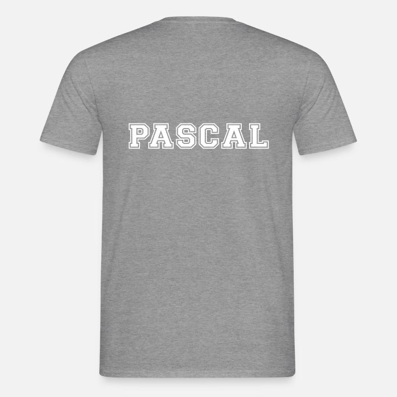 pascal - Männer T-Shirt - Graphit meliert
