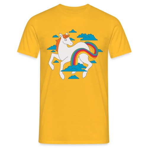 Rainbow Tail Pony T-shirt - Miesten t-paita