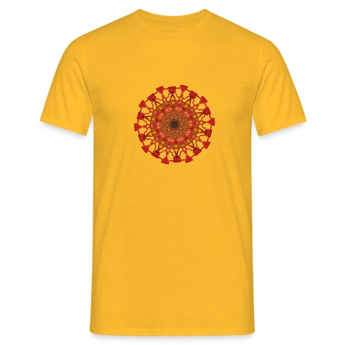 Mandala #1 - Mannen T-shirt