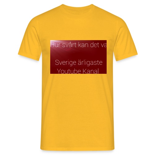 Sveriges Ärligaste Youtube Kanal - T-shirt herr