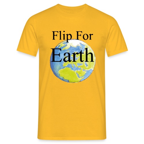 Flip For Earth T-shirt - T-shirt herr