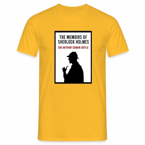 The Memoirs of Sherlock Holmes Book Cover - Men's T-Shirt