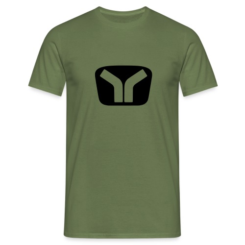 Yugo Logo Black-Transparent Design - Men's T-Shirt
