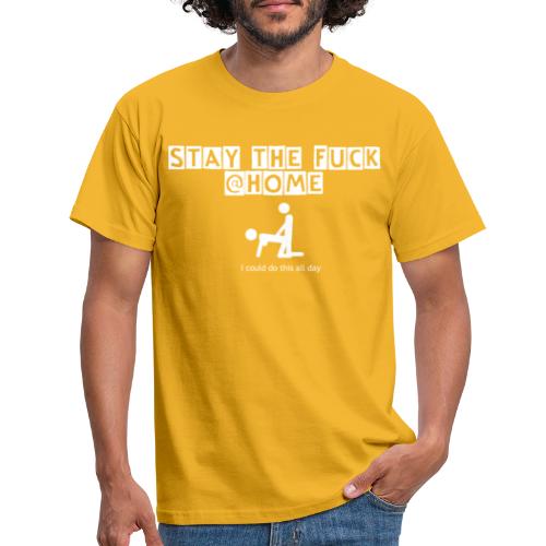 stay the fuck @home - logo - Männer T-Shirt