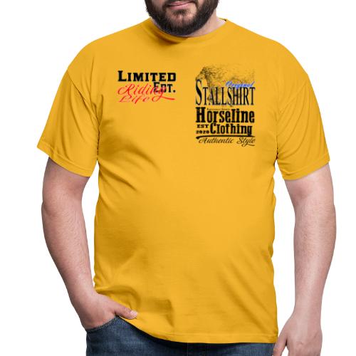 Limited Edition Stallshirt Pferde Reiten - Männer T-Shirt