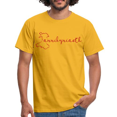 Annibyniaeth Independence, Welsh Map - Men's T-Shirt