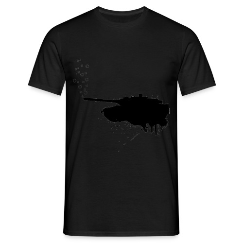 soap bubbles splash tank - Black - Männer T-Shirt