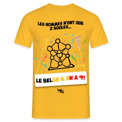 T-Shirt #AtomiumPower - T-shirt Homme