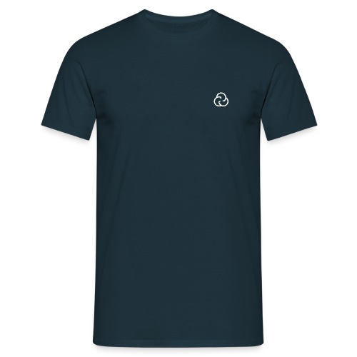Kulte • Minimalistisches weißes Logo - Männer T-Shirt
