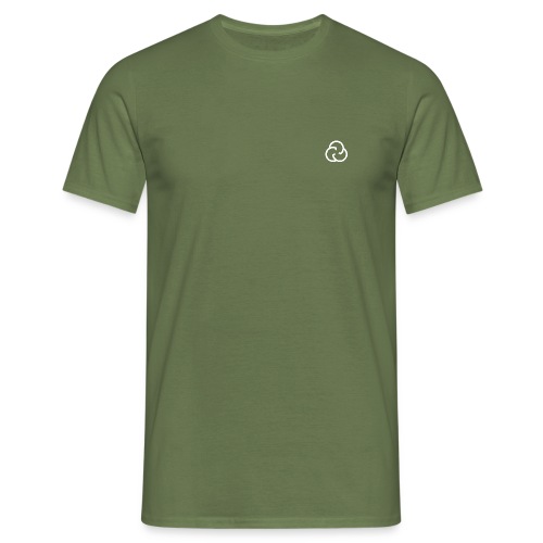 Kulte • Minimalistisches weißes Logo - Männer T-Shirt