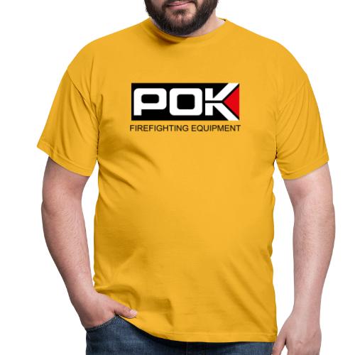 POK LOGO FIREFIGHTING EQUIPMENT - Men's T-Shirt