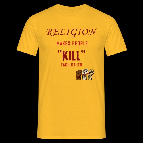 Religion ist schlecht - Männer T-Shirt