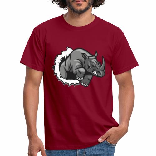 Méchant rhinocéros - T-shirt Homme