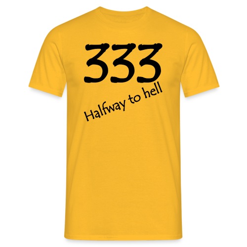 333 -Der halbe Weg - Männer T-Shirt