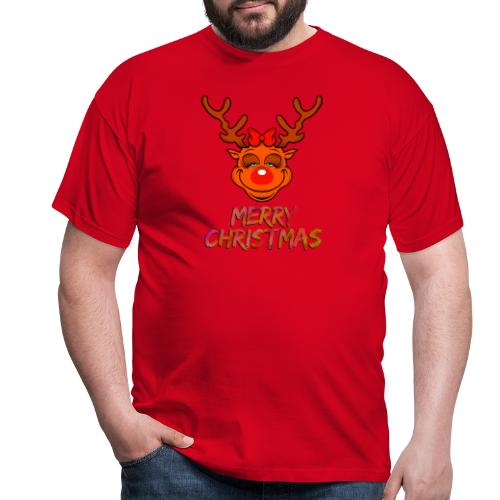 Rudolph weiblich - Männer T-Shirt