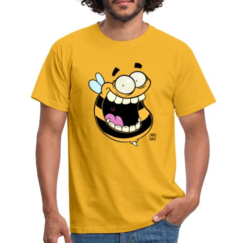 Biene verrückt - Männer T-Shirt