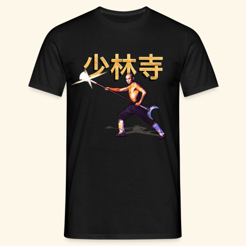 Gordon Liu as San Te - Warrior Monk - Mannen T-shirt