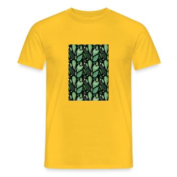Dunkler Urwald - Männer T-Shirt - Gelb - Vorne - AI Model Male 178 dark (178cm)