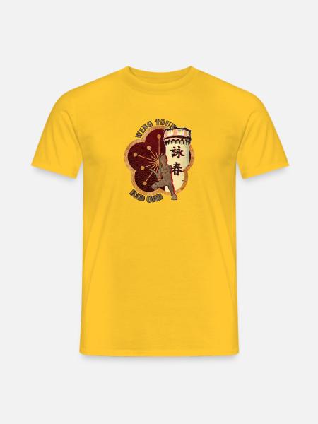 WingTsun WT-Schule Bad Orb - Design 4 - Männer T-Shirt - Gelb