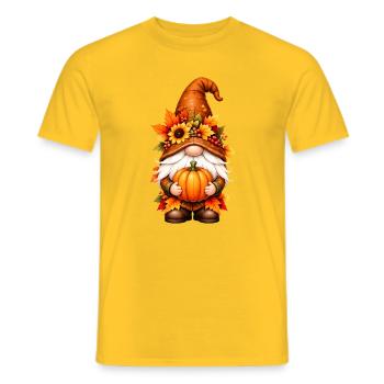 Süße Zwerge unter den Gnomen - Männer T-Shirt - Gelb - Vorne - AI Model Male 178 dark (178cm)