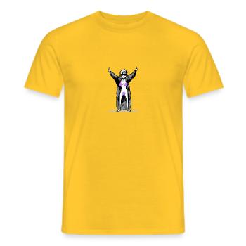Superstar - T-shirt homme - jaune - Devant - AI Model Male 178 dark (178cm)