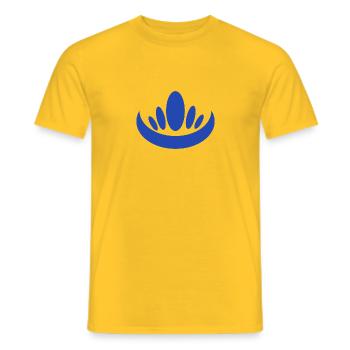 Motif N°3 - T-shirt homme - jaune - Devant - AI Model Male 178 dark (178cm)