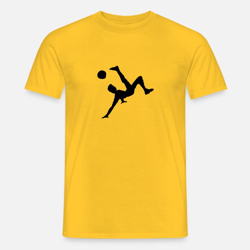 Fußball - Männer T-Shirt - Gelb