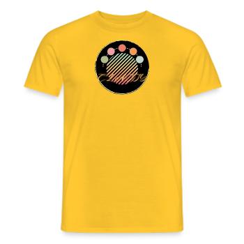 Classy t shirt. - Men's T-Shirt - yellow - Front - AI Model Male 178 dark (178cm)