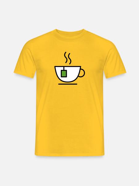 Tee - Männer T-Shirt - Gelb