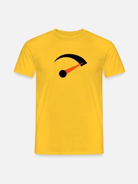 gas_geben - Men's T-Shirt - yellow