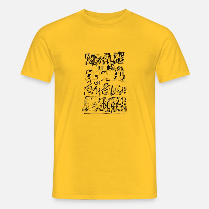 a8 - Männer T-Shirt - Gelb