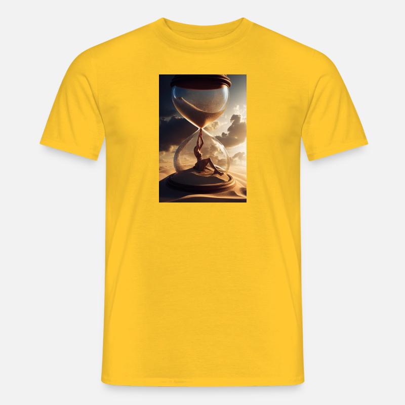 Zeitlos - Männer T-Shirt - Gelb