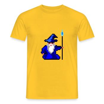 pixel - Men's T-Shirt - yellow - Front - AI Model Male 178 dark (178cm)