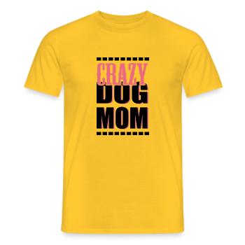 Hund Chien - T-shirt homme - jaune - Devant - AI Model Male 178 dark (178cm)