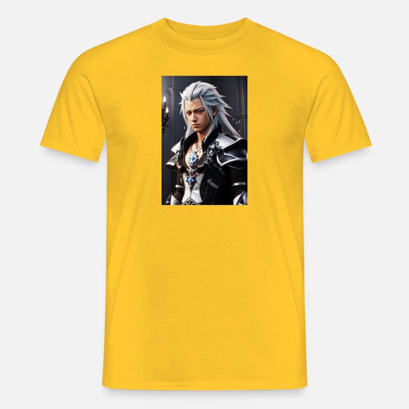 AI 3D Version 28 - Männer T-Shirt - Gelb