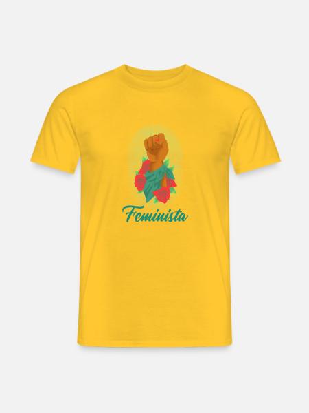 Feminista. Frauenrechte und Gleichberechtigung - Männer T-Shirt - Gelb