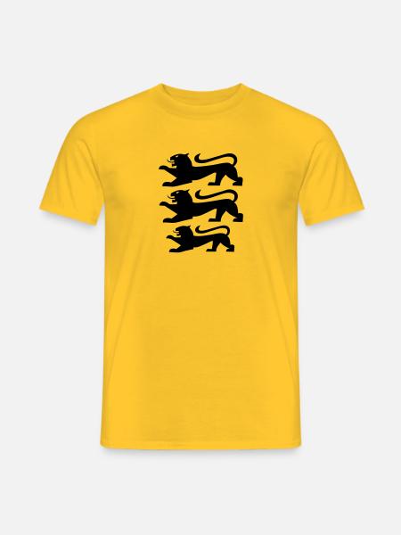 Baden-Württemberg - Männer T-Shirt - Gelb