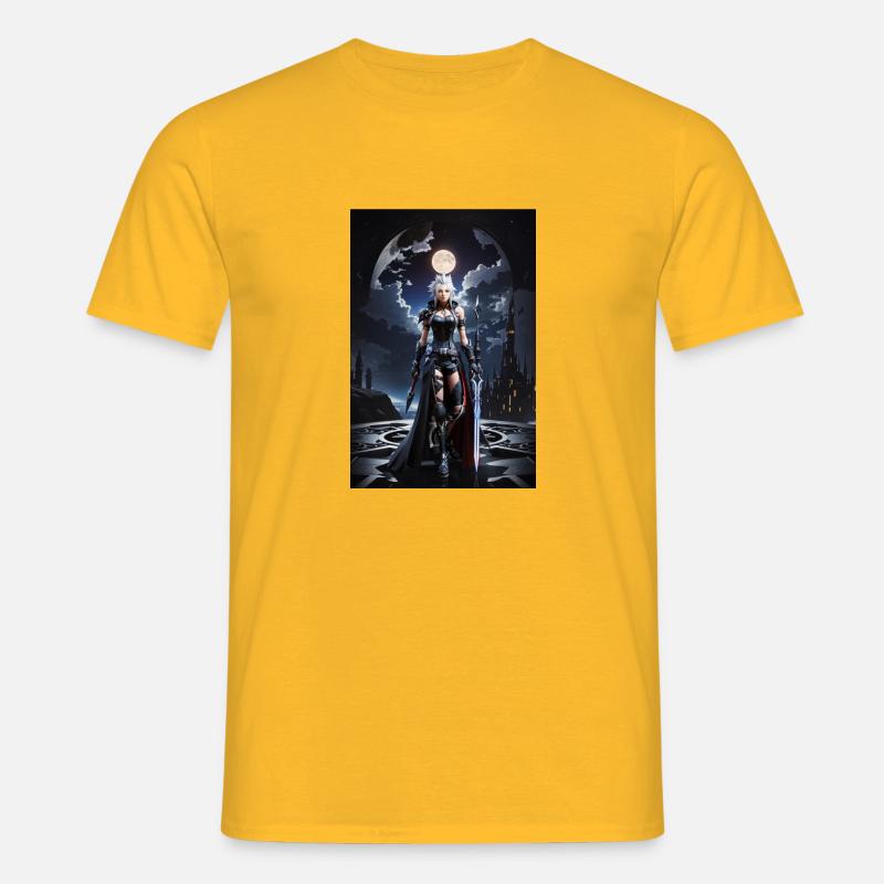 AI 3D Version 50 - Männer T-Shirt - Gelb