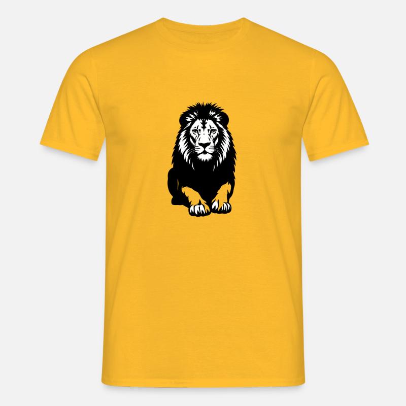 Lion - Men's T-Shirt - yellow
