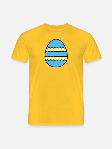 Easter egg colorful - Men's T-Shirt - yellow