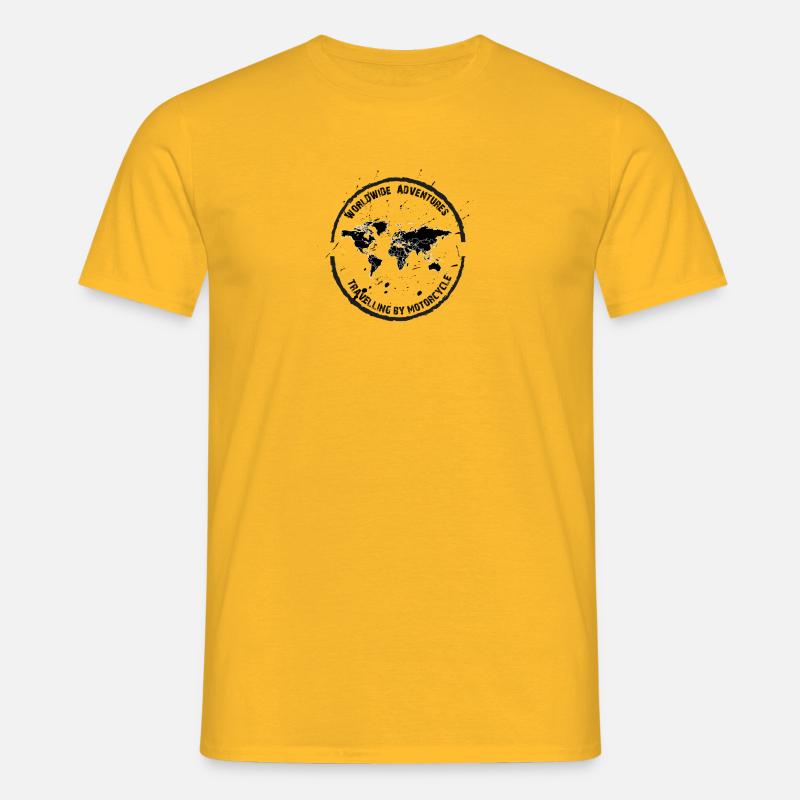 Der Adventure Pullover - Männer T-Shirt - Gelb