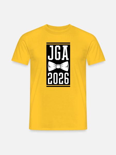 Jga 2026 Bachelor Party - Men's T-Shirt - yellow