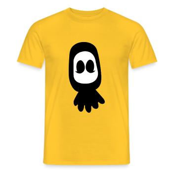 Créatif Graffiti - T-shirt homme - jaune - Devant - AI Model Male 178 dark (178cm)