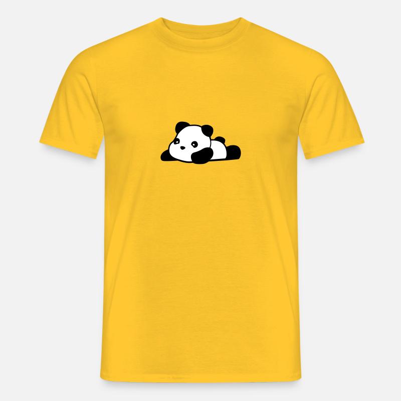 Panda - Men's T-Shirt - yellow