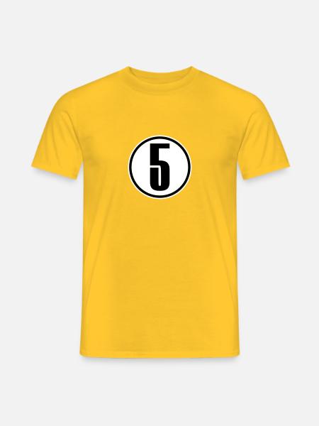 5 - Men's T-Shirt - yellow