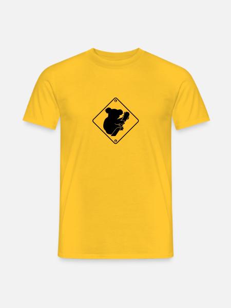 Koala - Men's T-Shirt - yellow