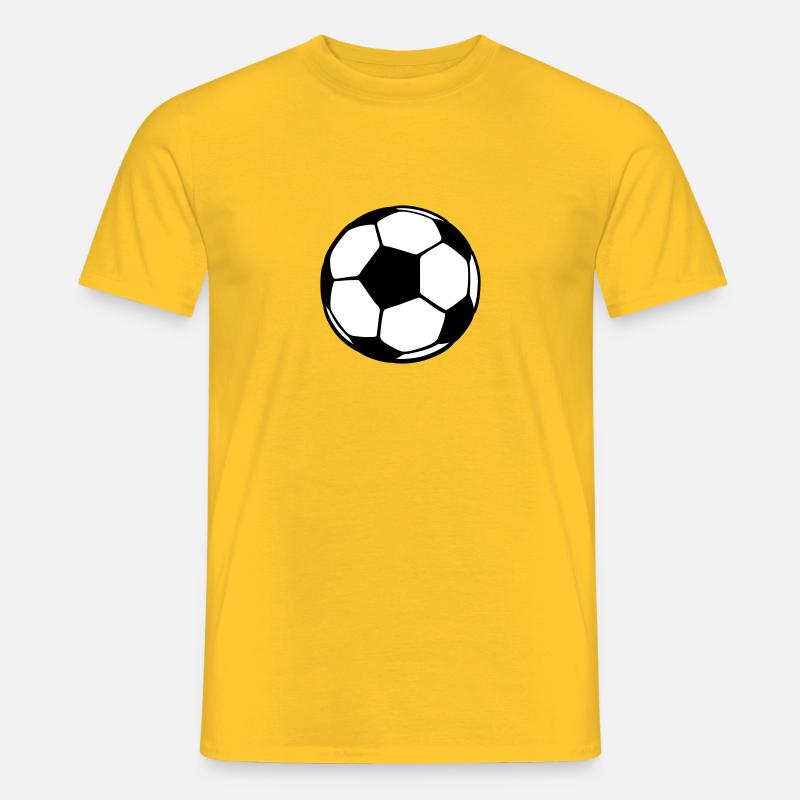 Fußball - Männer T-Shirt - Gelb