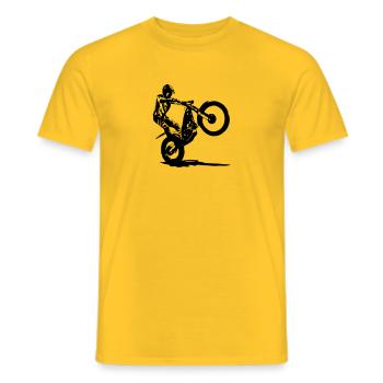 Trial - Männer T-Shirt - Gelb - Vorne - AI Model Male 178 dark (178cm)