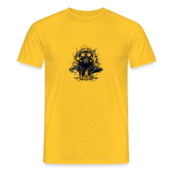 Tschernobyl-Atom 14 - Männer T-Shirt - Gelb - Vorne - AI Model Male 178 dark (178cm)